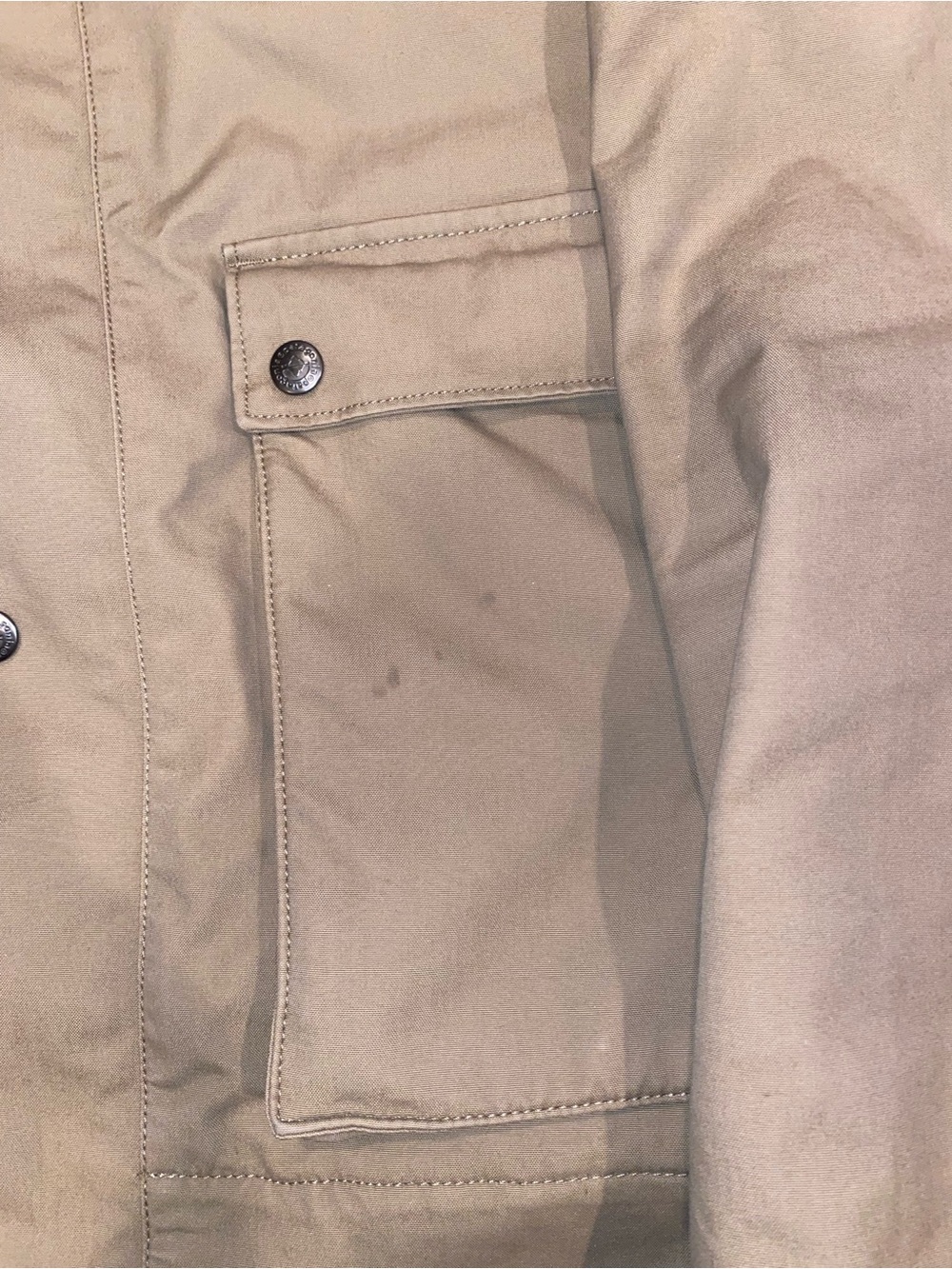 Patagonia Maple Grove Canvas Jacket Ranch Barn Chore Coat Parka Mutton Sherpa M - Picture 8 of 8